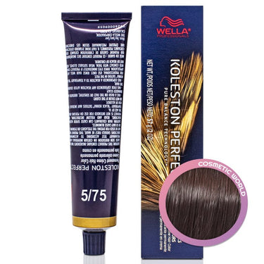 WELLA - KOLESTON PERFECT_Koleston Perfect ME+ 5/75 Light Brown Brown Red-Violet 57g / 2oz_Cosmetic World
